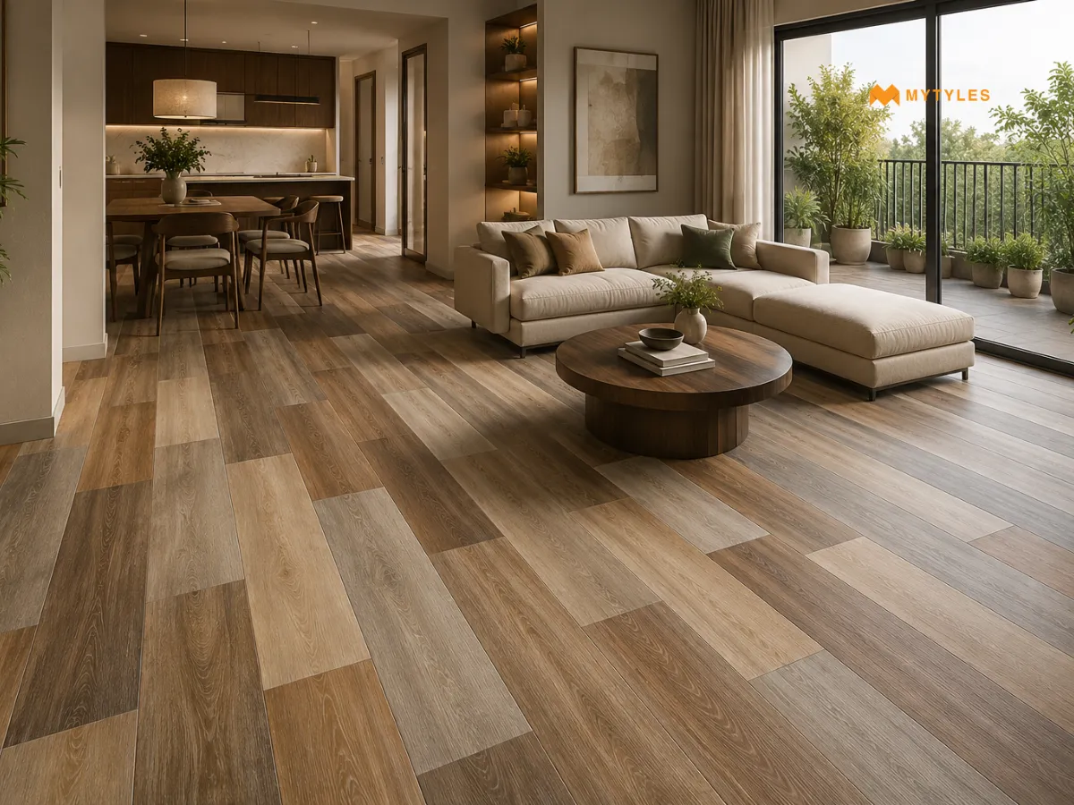 Mixed-Tone Planks for a Layered, Collected Look